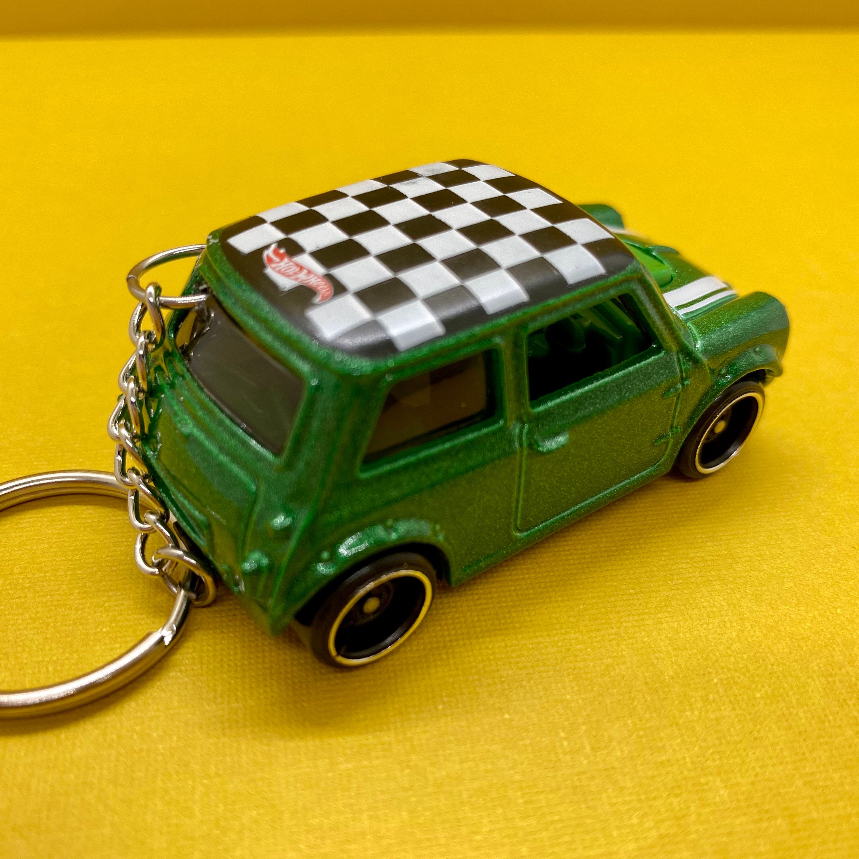 Morris Mini Cooper Hot Wheels Car Keychain Keyring Metallic Etsy