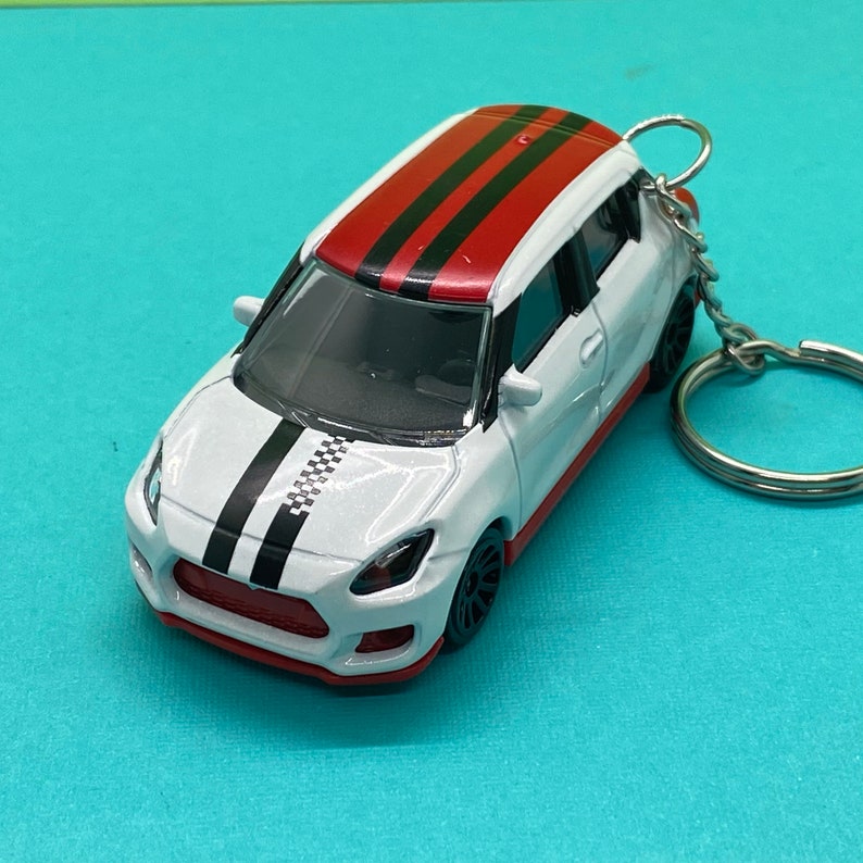 Suzuki Swift Sport Majorette Car Keychain Keyring Red Etsy