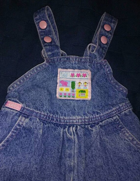 infant blue jean overalls