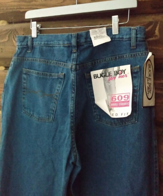Vtg New Deadstock Bugle Boy 80s-90s High Waisted J