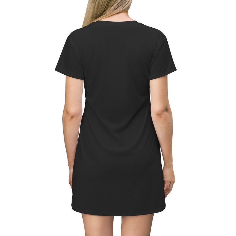 MeraKi/'s Essentials Celestial Wolf Black Shirt Dress Pajama Top