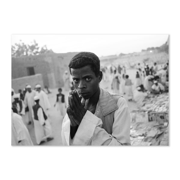 Printable Sudan Sufi Photo, Digital Travel Photography, Downloadable Fine Art, Black And White Africa Print, Religious Islam Boho Home Decor