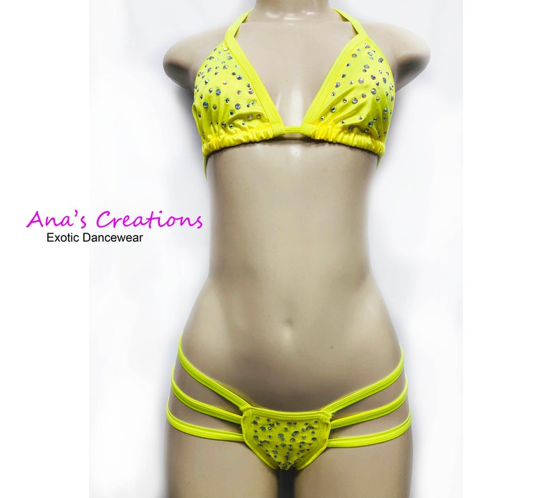 Exotic Dancewear Outfit Festival Dance Wear Bikini Rave