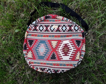 Shaman drum bag, shamanic drum bag, drum bag for drum upto 42cm diameter native american style