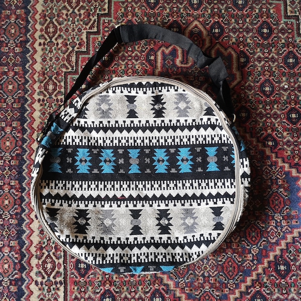 Shaman drum bag, shamanic drum bag, drum bag for drum upto 42cm diameter native american style