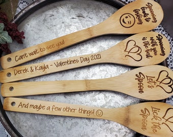 Baker gift, Girlfriend gift, Wooden spoon, Personalized gift, personalized wooden spoon, Wedding favors