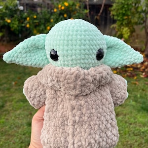 Handmade Crochet Amigurumi Alien Child