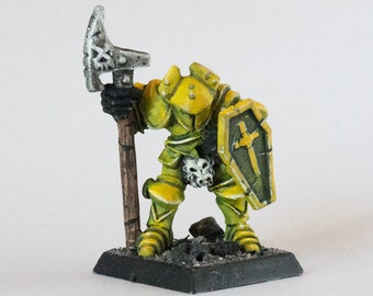 D&D Warhammer Painted Miniature - Chaos Warrior - DnD Dungeons and Dragons Mini