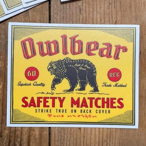 Owlbear Vinyl Decal Sticker - D&D theme gift