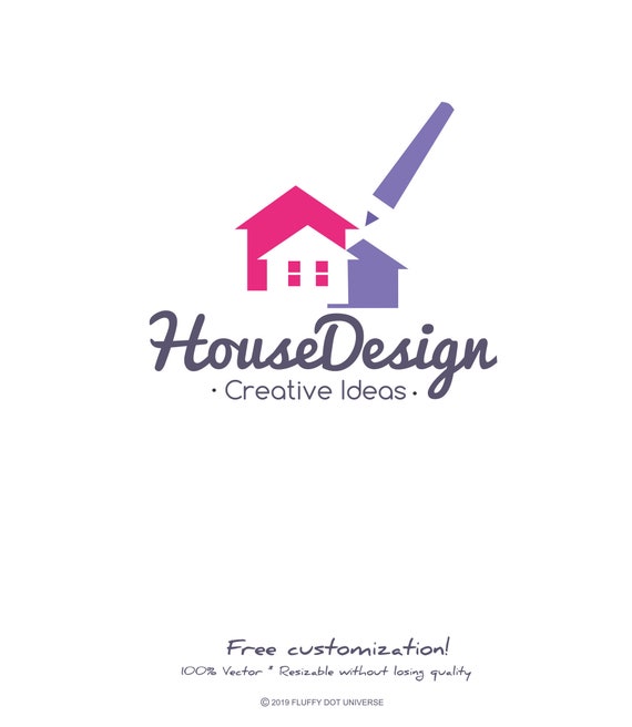 House Design Logo Apartment Logo Architect Logo Architectural Building Logo Color House Logo Home Design House Studio Logo House