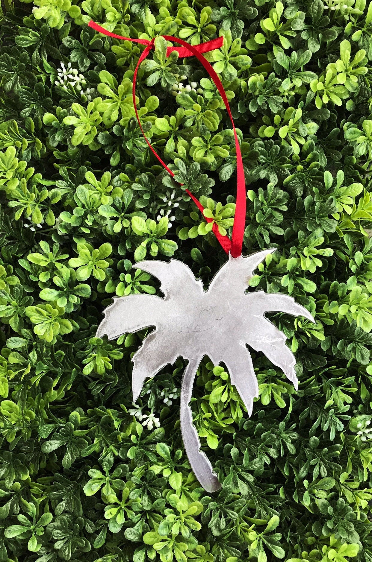 Metal Palm Tree Ornament Palm Tree Christmas Ornament - Etsy