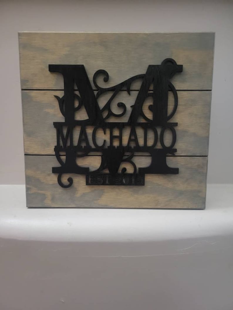 Slideup Key Holder Hidden Storage Family Name Etsy