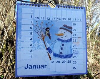 Birthday calendar children's calendar perpetual calendar