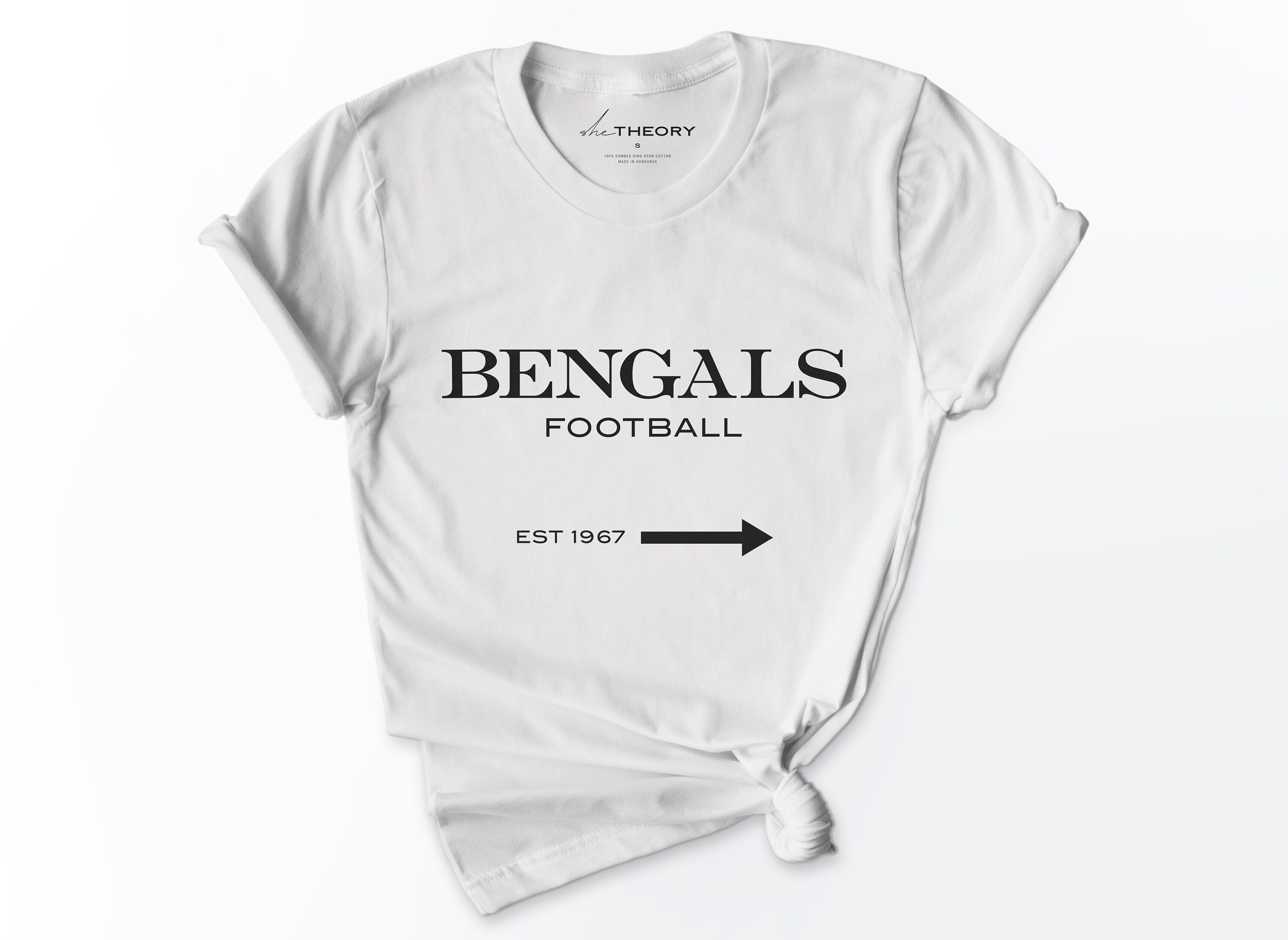 Cincinnati Bengals Graphic Tee Football T-shirt Bengals | Etsy