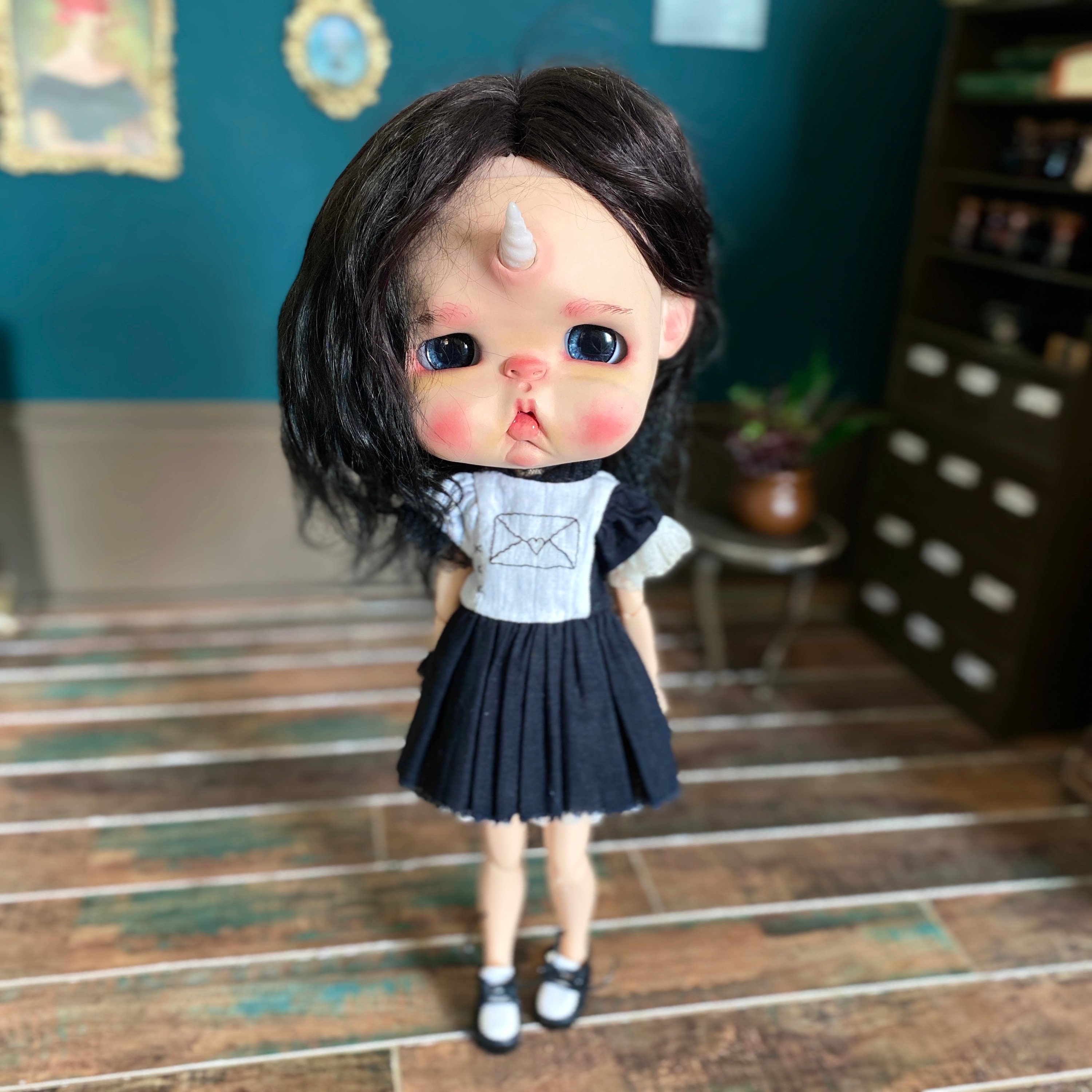 Blythe doll custom Unicorn toys FEDEX EXPRESS natural skin | Etsy