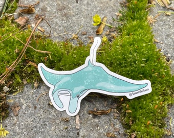 Sticker raie manta