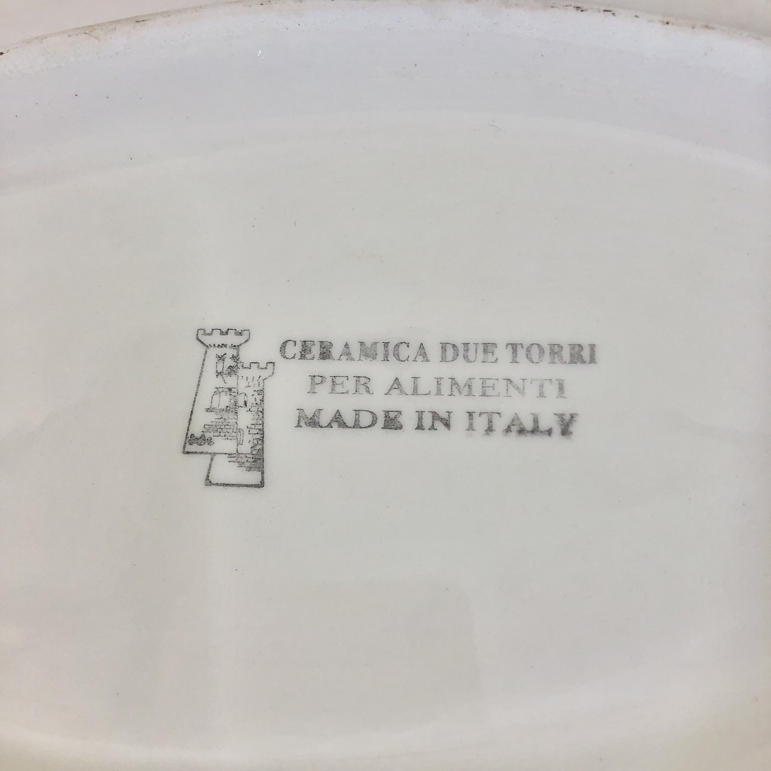 Vintage Italian Ceramica Due Torri Serving Plates / per - Etsy