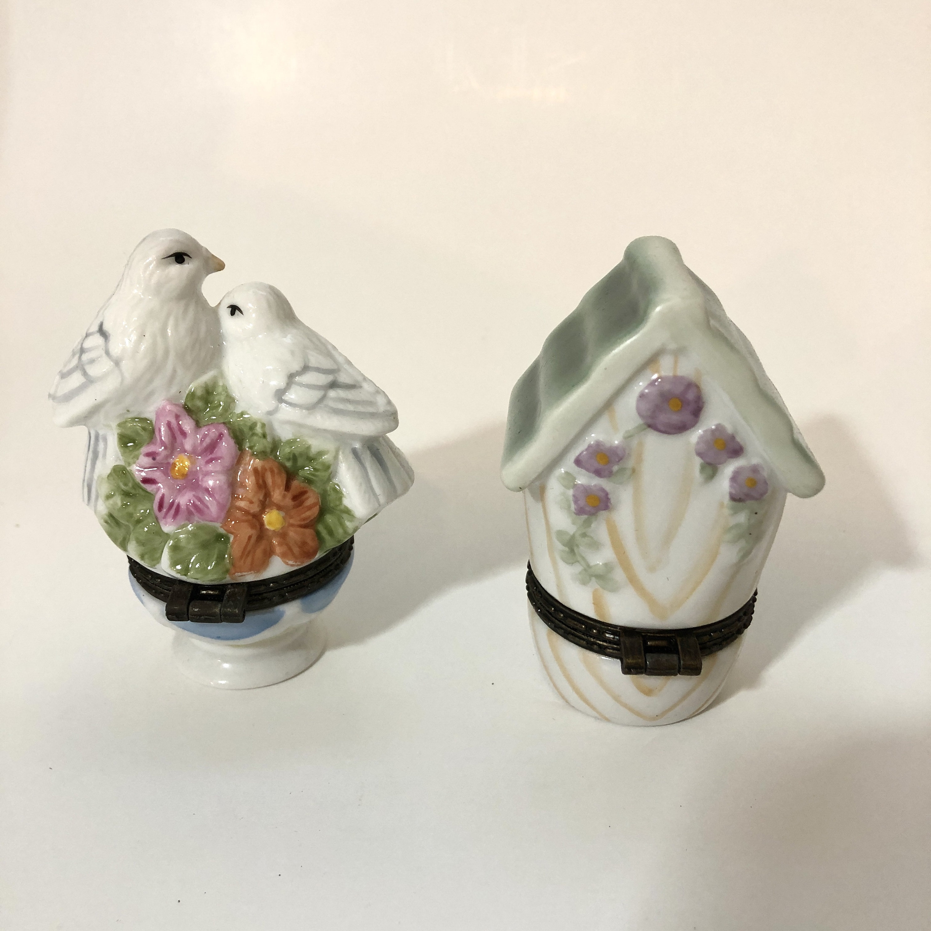 Vintage Vögel und Vogelhaus Trinket Boxen in Holzkiste / Set | Etsy