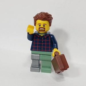 Minifig with Prosthetic Leg Minifigure with Briefcase