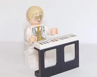 Fancy Pianist Minifigure with Keyboard