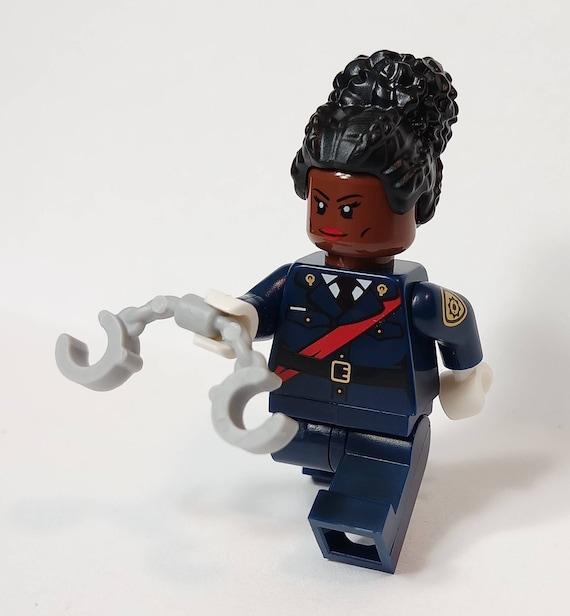 Security Guard Minifigure Officer Minifig With Handcuffs - Etsy
