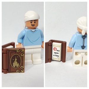 Hospital Patient Minifigure with Fantasy Book