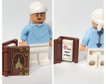 Hospital Patient Minifigure with Fantasy Book