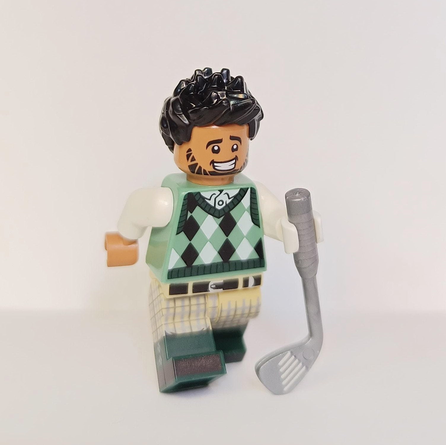 Papa Portapenne Lego Golfer Minifigure With Golf Club Italia