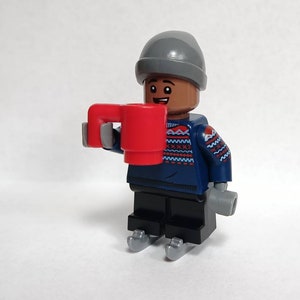 Ice Skater Minifigure with Mug & Skates