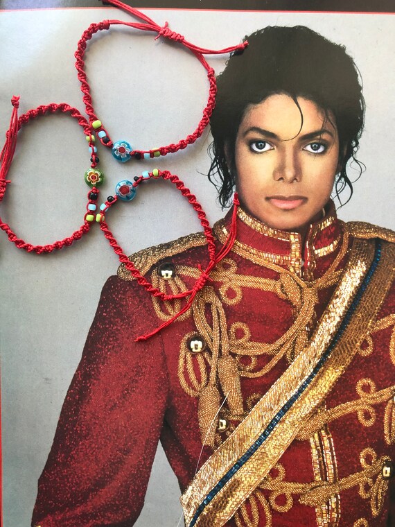 Classic Red Bracelet michael Jackson Replica Etsy Australia