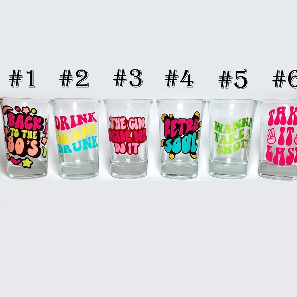Cute Shot Glasses Etsy