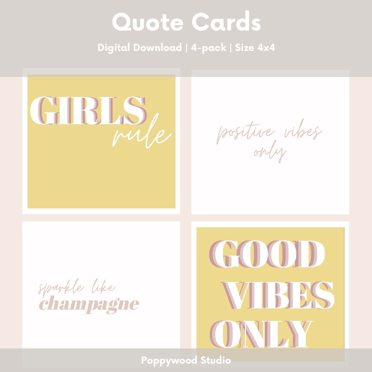quote cards inspirational quotes printable cards journal etsy