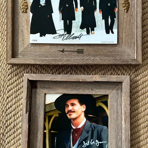 Signed Tombstone Gunfighters & Val Kilmer Photo Print Combo