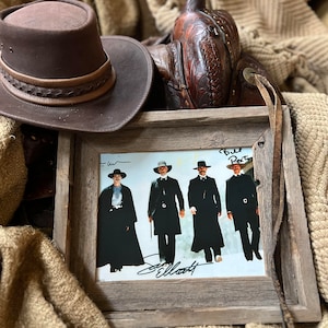 Signed Tombstone Movie Picture Reprint Wyatt Earp