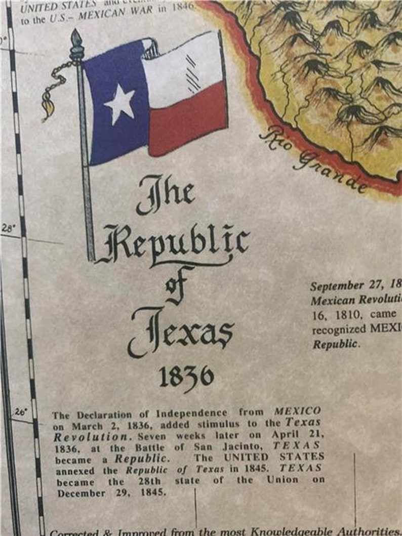 Republic of Texas Historical 1836 - Il 794xN.3681827834 N1ab 
