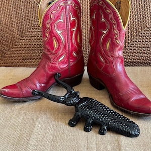 Cast Aluminum Beetle Boot Jack Shoe Remover Door Stop
