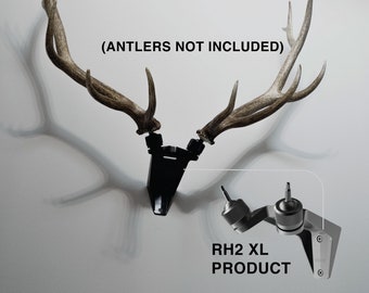 RACK HUB® RH2 XL match set antler mount / shed antler display / moose antlers / elk antlers / stag antlers / antler taxidermy / antler decor