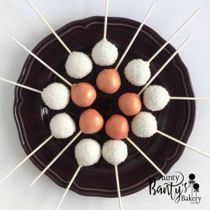 Rose Gold Cake Pops | Wedding Favours | Bridal Shower Gift | Wedding Gift |  Bridal Shower Favour | Birthday Gift