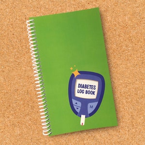 Diabetes voedsel/bloedsuikerlogboek, diabetesdagboek, T1D, diabetes, type één diabetes, type 1, voedsellogboek, maaltijdtracker, bloedsuikerlogboek