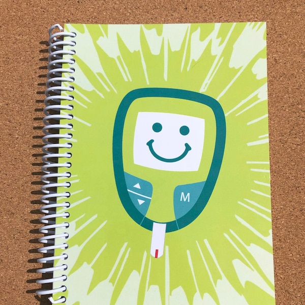 Kid's School Diabetes Journal, Back to School, T1D, Diabetes, Children's logbook, Meal Tracker, Blood Sugar Log, Mood Journal