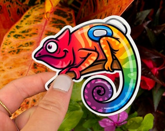 T1D Chameleon Sticker, Diabetes, T1D, Diabetes Sticker, Type One Diabetes, Type 1, Diabetic, Sticker, Kids, Kids Diabetes