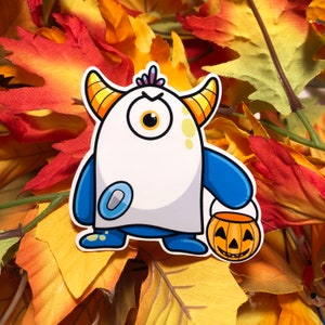 Halloween Buster - The Low Blood Sugar Monster Aufkleber, Diabetes, T1D, Diabetes Aufkleber, Typ Eins Diabetes, Typ 1, Aufkleber, Kinder Diabetis