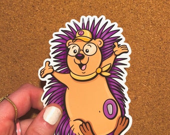 Jasper the Diabetic Porcupine Sticker, Diabetes, T1D, Diabetes Sticker, Type One Diabetes, Type 1, Diabetic, Sticker, Kids, Kids Diabetes