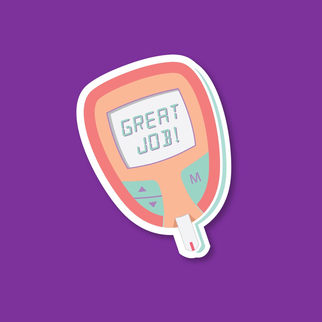 Great Job Sticker, Diabetes, T1D, Diabetes Sticker, Type One Diabetes