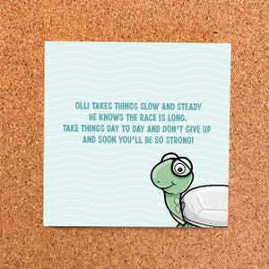 Olli the Omnipod Turtle - Mini Print, Diabetes, T1D, Type One Diabetes, Type 1, Diabetes Art, Inspirational, T1D Inspiration