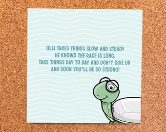 Olli the Omnipod Turtle - Mini Print, Diabetes, T1D, Type One Diabetes, Type 1, Diabetes Art, Inspirational, T1D Inspiration