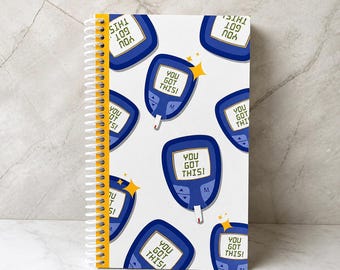 104 Day Diabetes Food/Blood Sugar Log Book, Diabetes Journal, T1D, Diabetes, Type One Diabetes, Type 1, Food Log, Blood Sugar Log