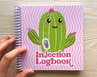 Type One Diabetes Injection Log Book, Diabetes Journal, T1D, Diabetes, Type 1, Insulin Log