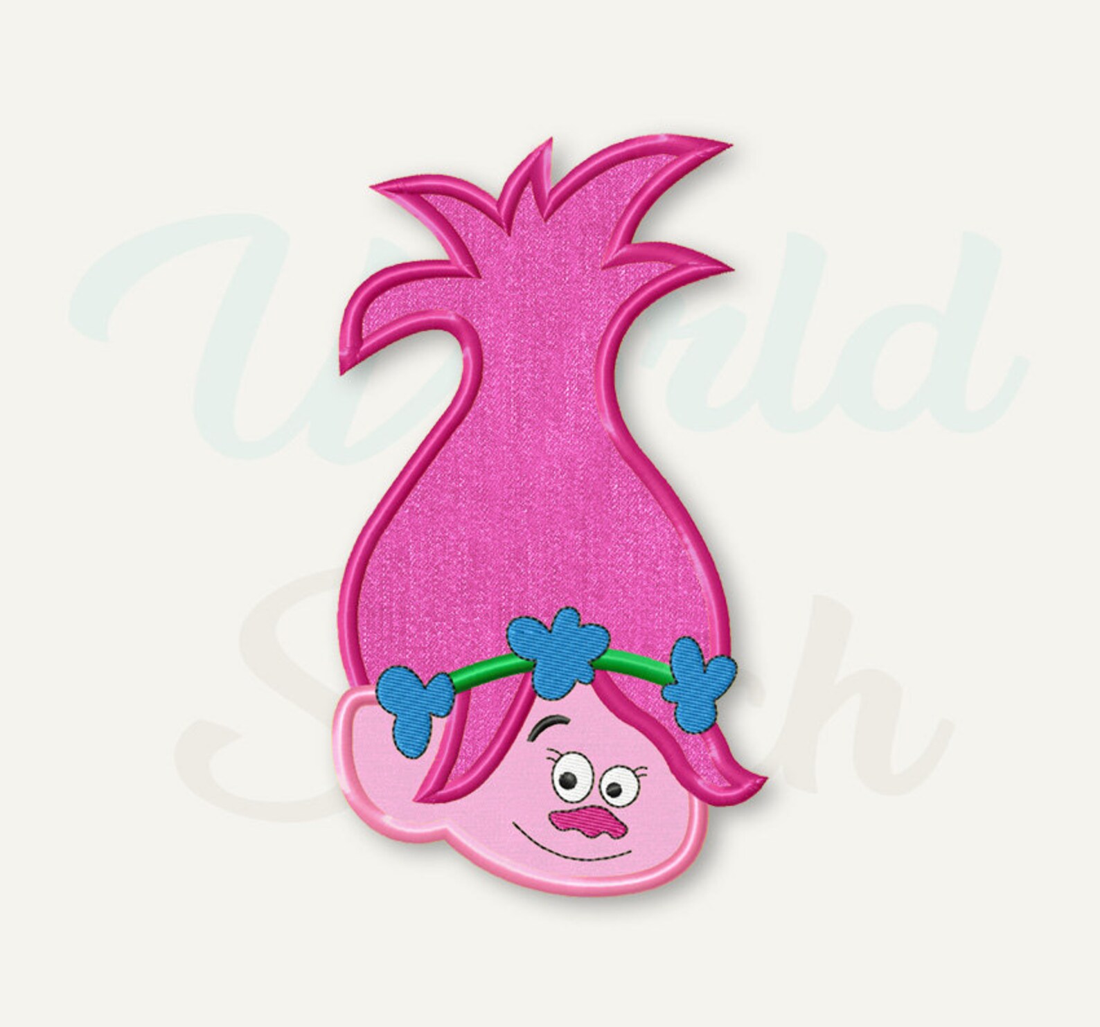 Trolls Applique Embroidery Designs Trolls Embroidery Troll | Etsy