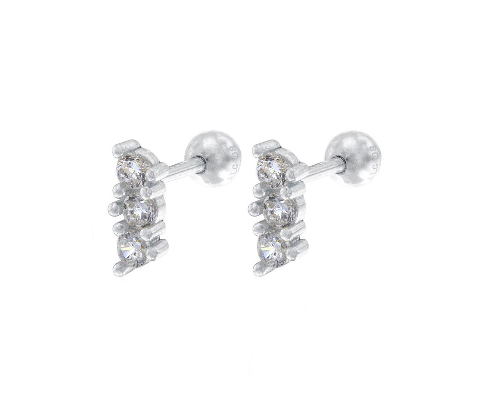Glacier jewel Helix Piercing Cartilage earring Helix | Etsy
